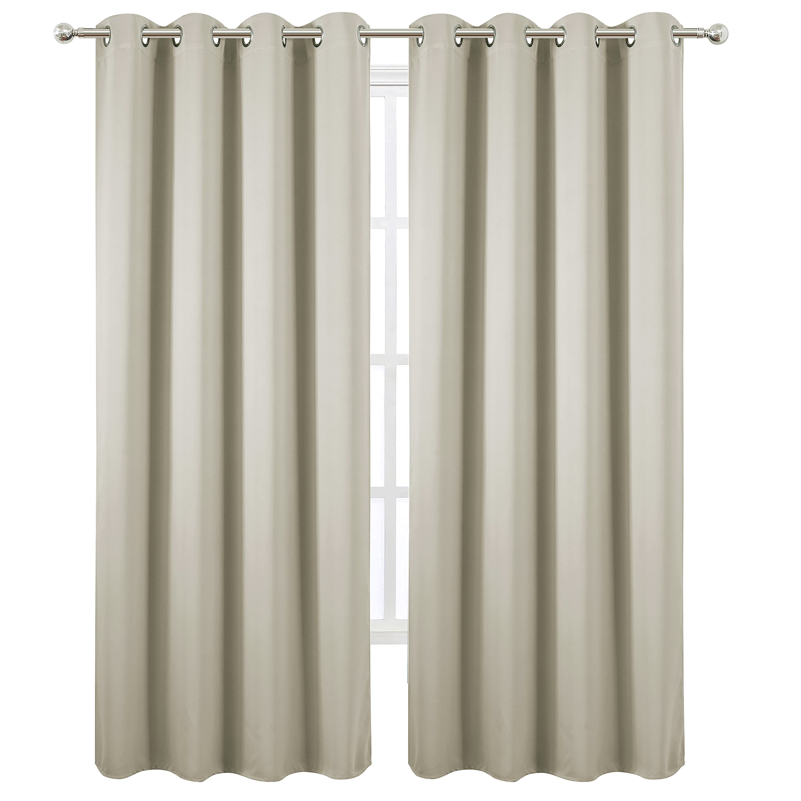 LEMOMO silver grommet close-up showing durable hardware for easy hanging