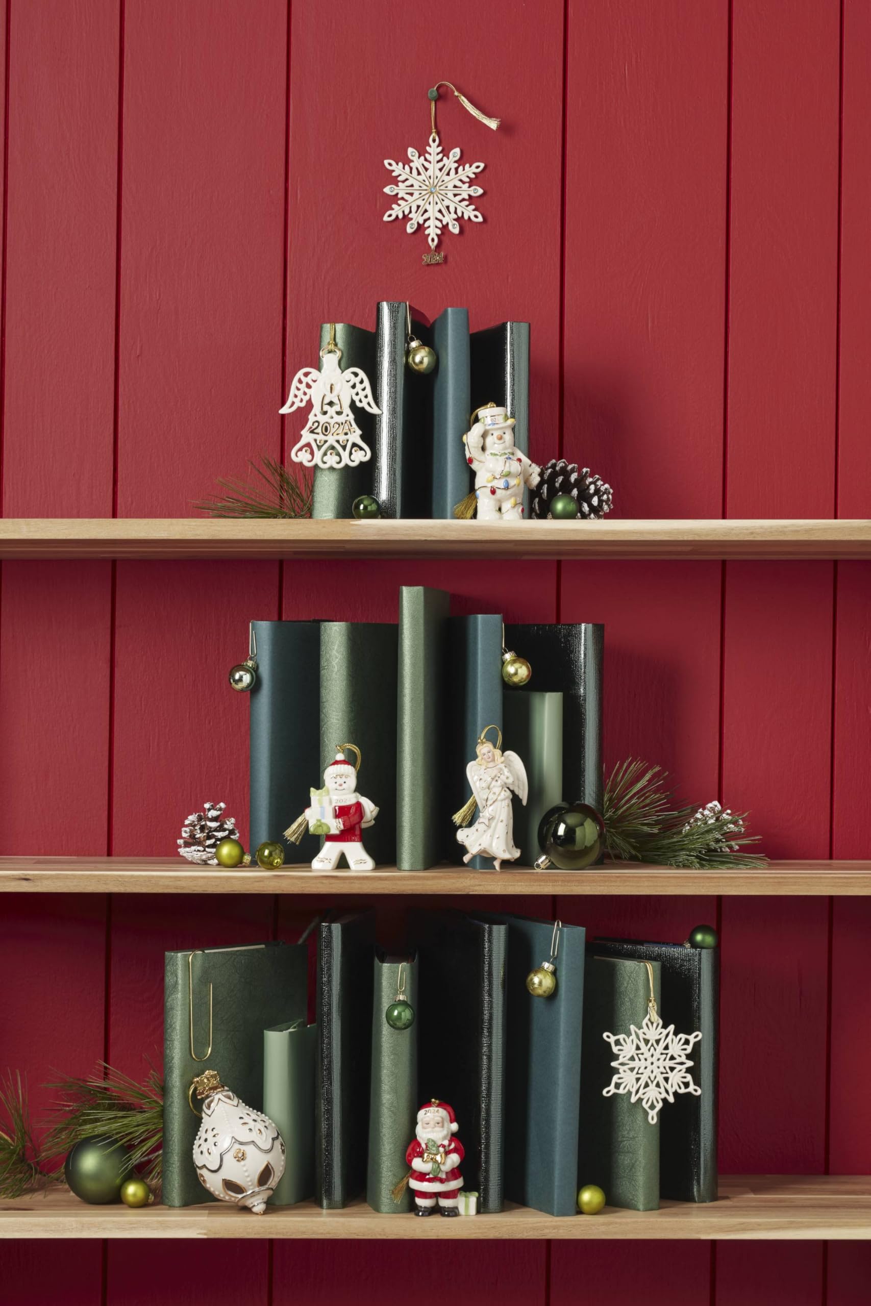Lenox ornament hanging on a decorated tree for seasonal sparkle and charm