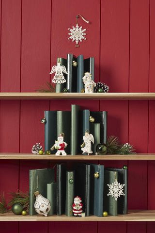 Lenox ornament hanging on a decorated tree for seasonal sparkle and charm
