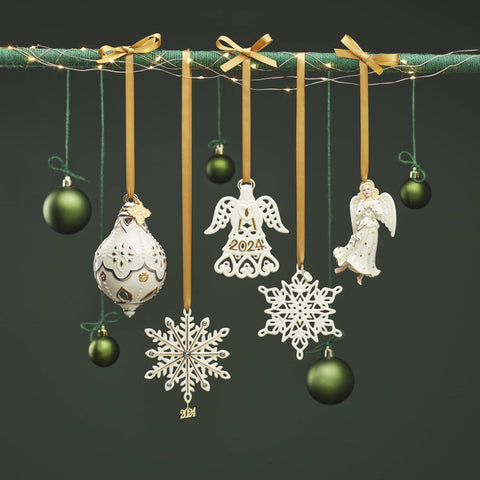 Lenox ornament in box packaging ready for gifting and secure storage