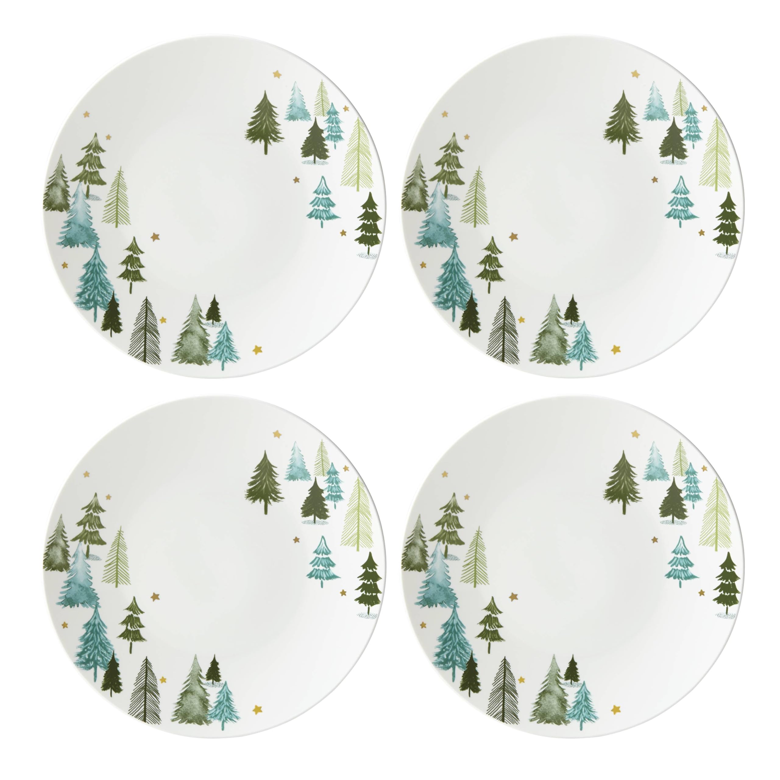 Lenox close-up of dinner plate pattern and smooth porcelain finish
