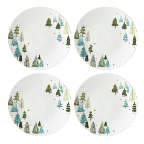Lenox close-up of dinner plate pattern and smooth porcelain finish