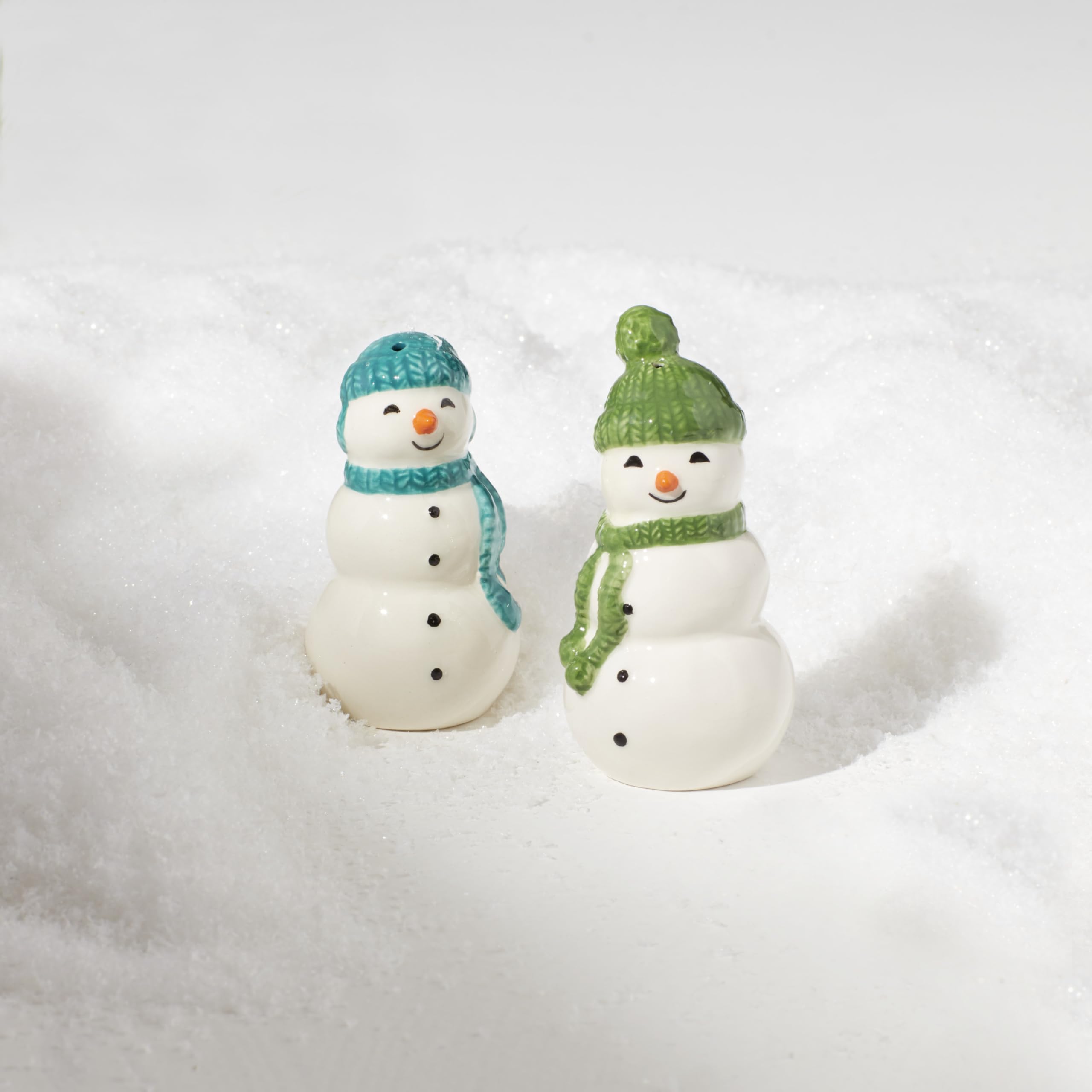 Lenox snowman base and label detail showing quality and care instructions benefit