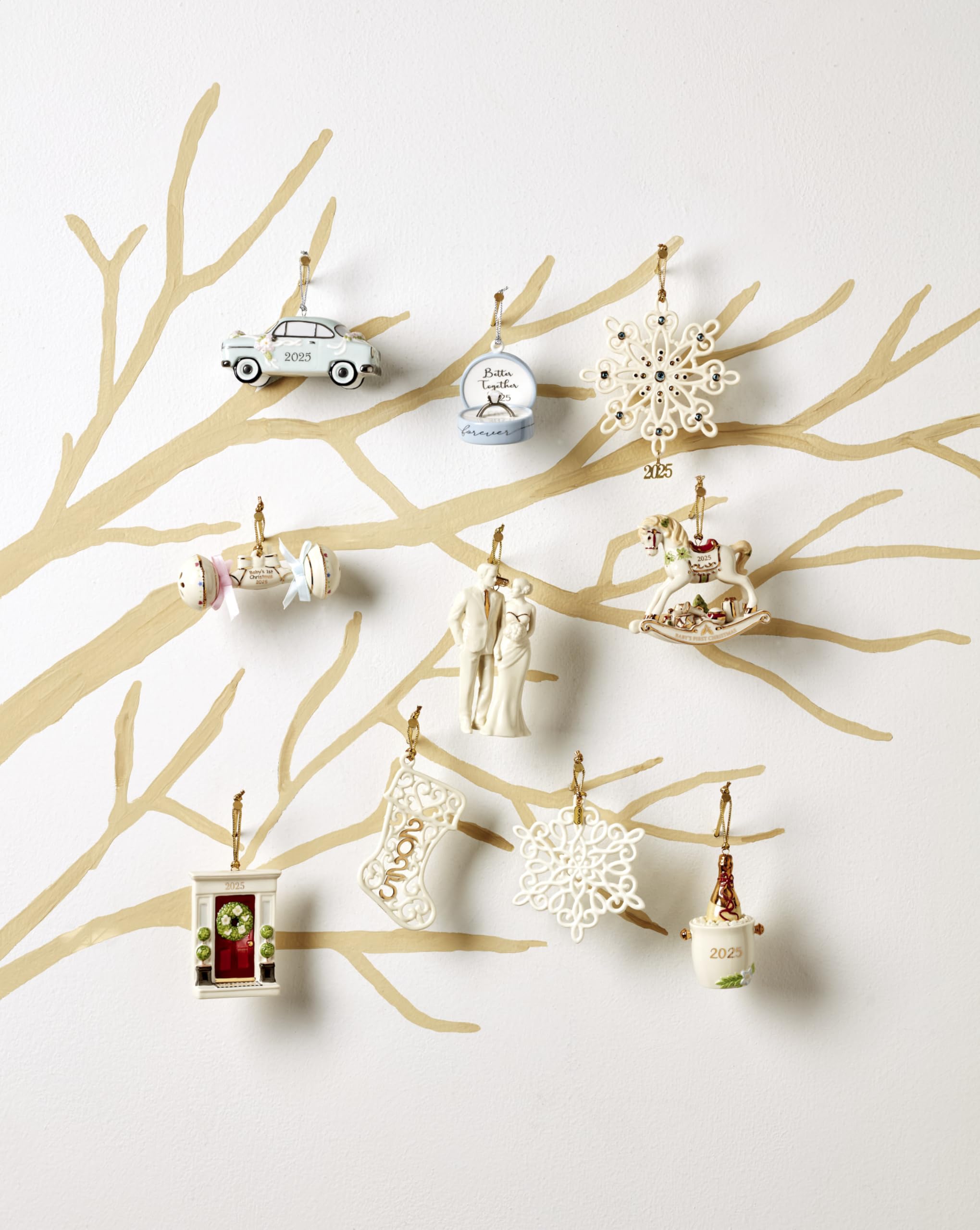 Lenox ornament in gift-ready packaging ideal for wedding present