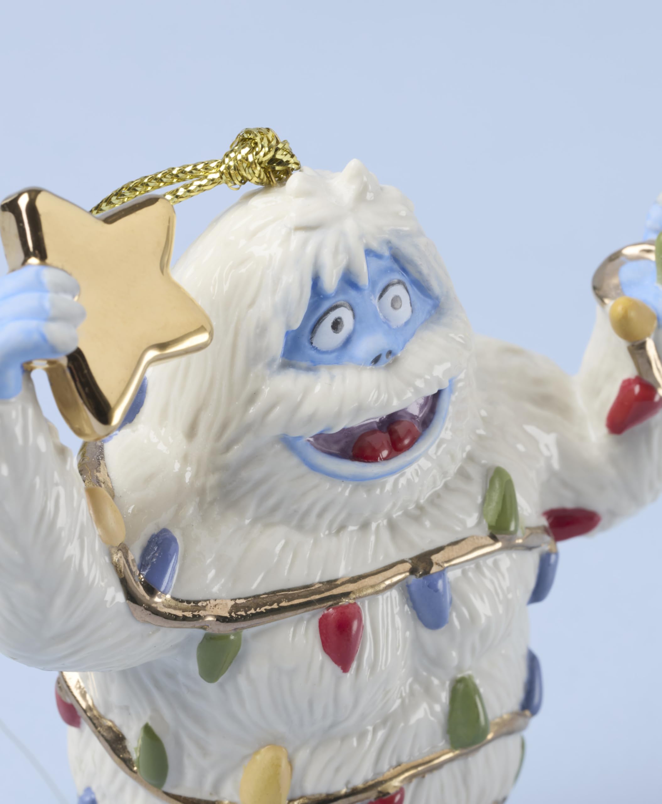 Lenox Bumble hanging on tree adding nostalgic holiday spirit