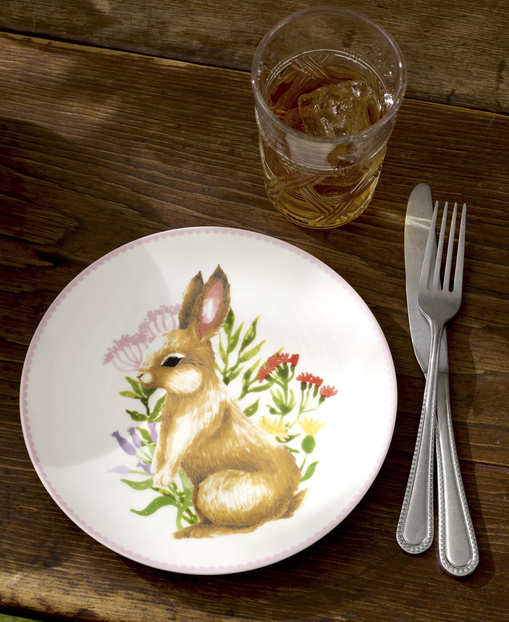 Lenox plates on an Easter brunch table creating festive atmosphere