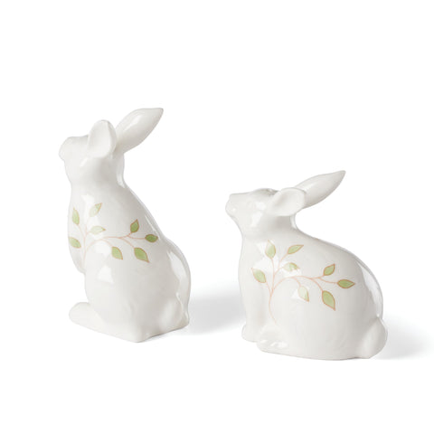 Lenox carved texture close-up highlighting bunny detail and durable porcelain