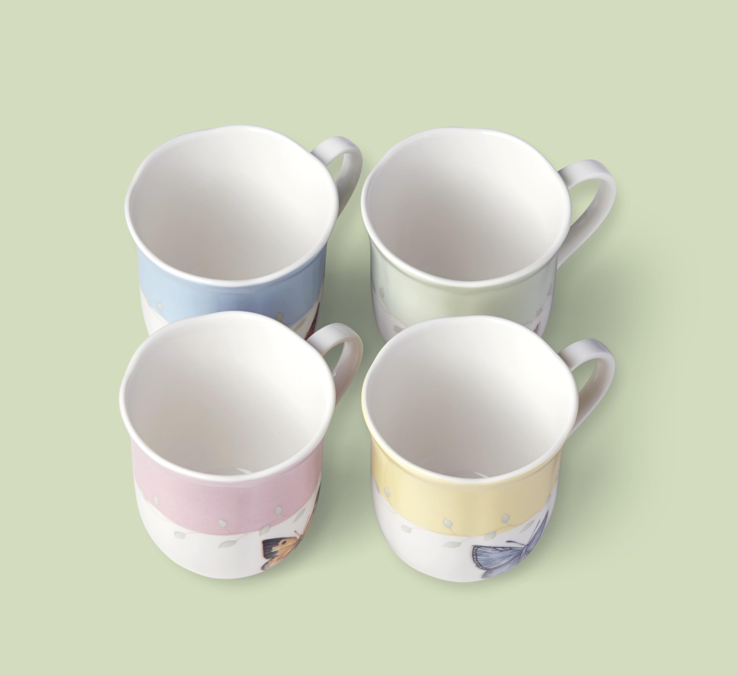 Lenox side profile focusing on scalloped rim for refined drinking comfort