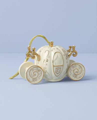 Lenox ornament hanging on Christmas tree adding storybook elegance to décor
