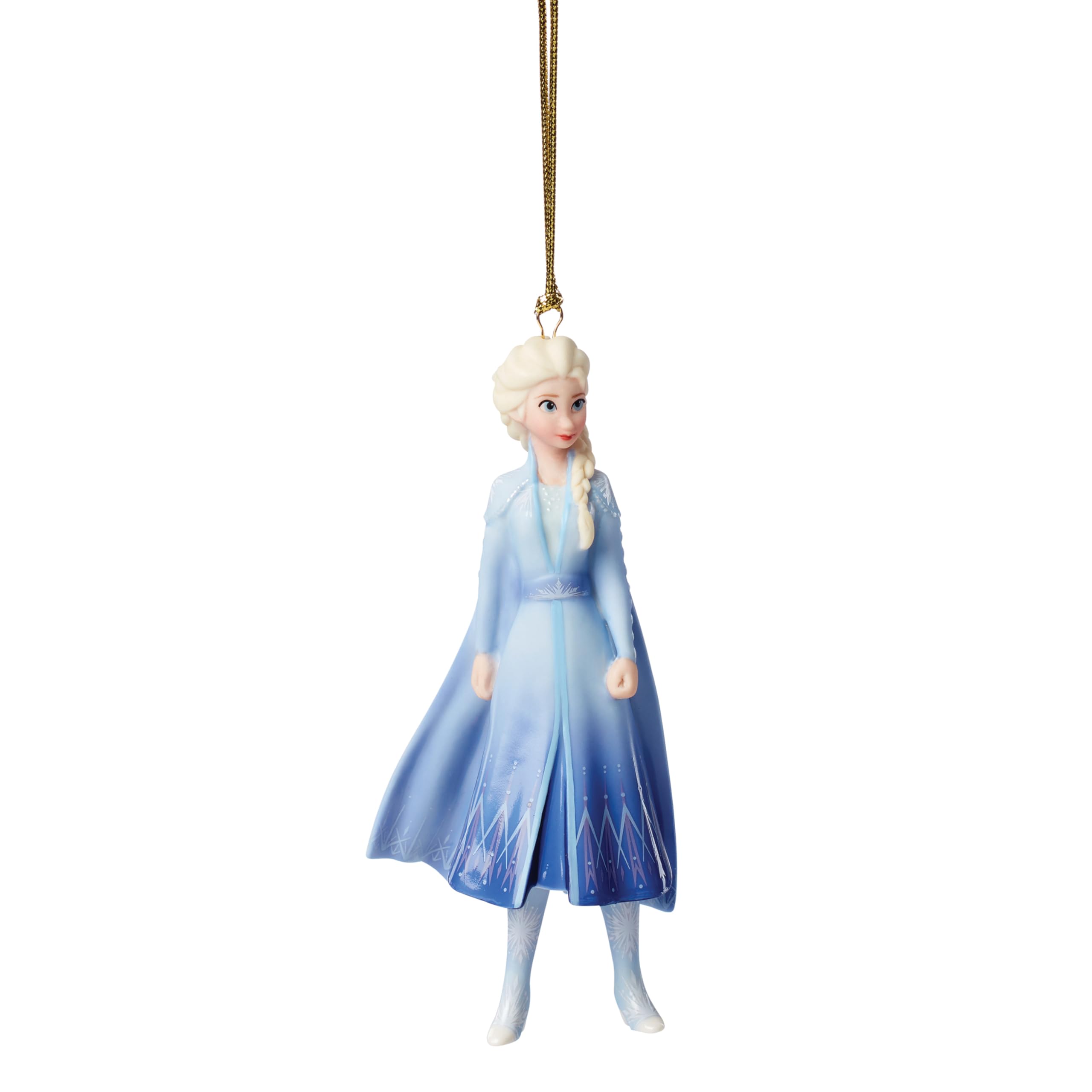 Lenox Elsa front view ornament showing facial detail and pose for display appeal