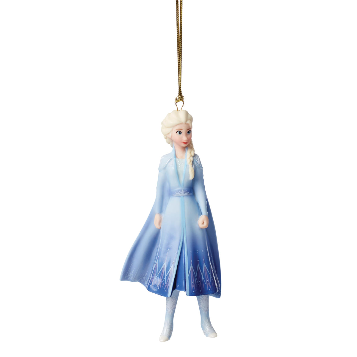 Lenox Elsa front view ornament showing facial detail and pose for display appeal