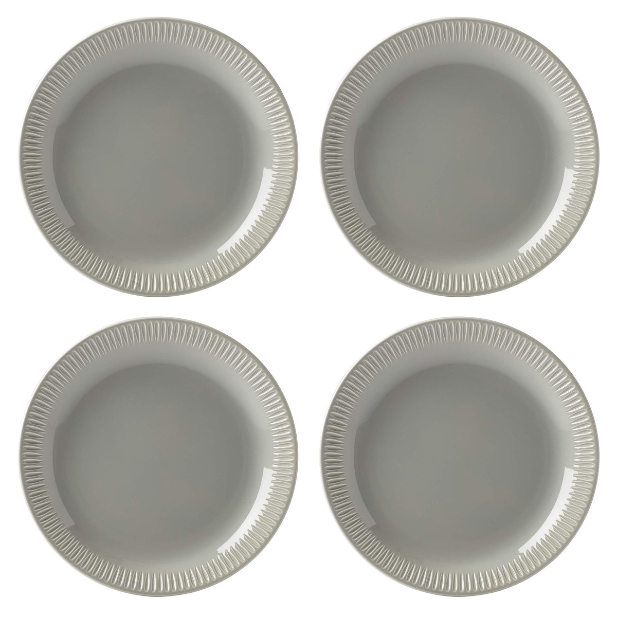 Lenox gray Profile accent plates front view showing clean lines and versatile style