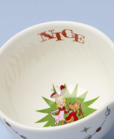 Lenox Grinchmas underside label showing brand and licensed artwork authenticity