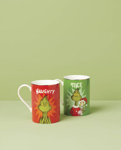 Lenox pair of mugs in holiday setting with cocoa showing shared sipping enjoyment