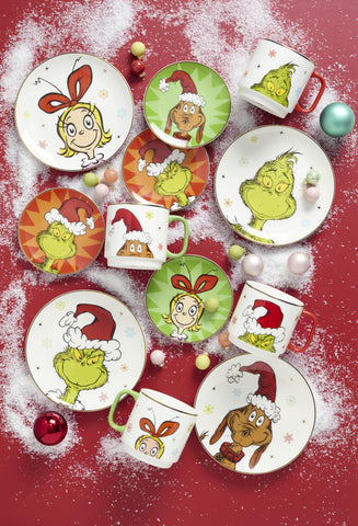 Lenox plate holding cookies to show serving use and seasonal charm