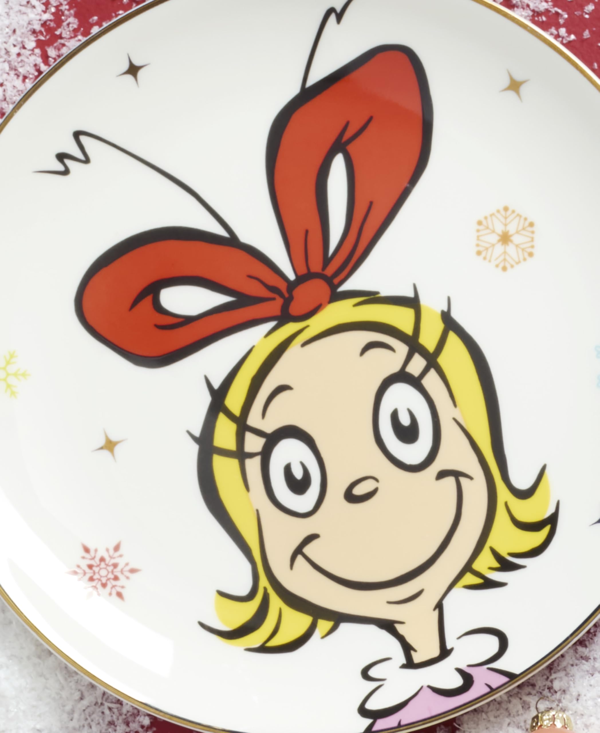 Lenox three plates arranged on table demonstrating coordinated set
