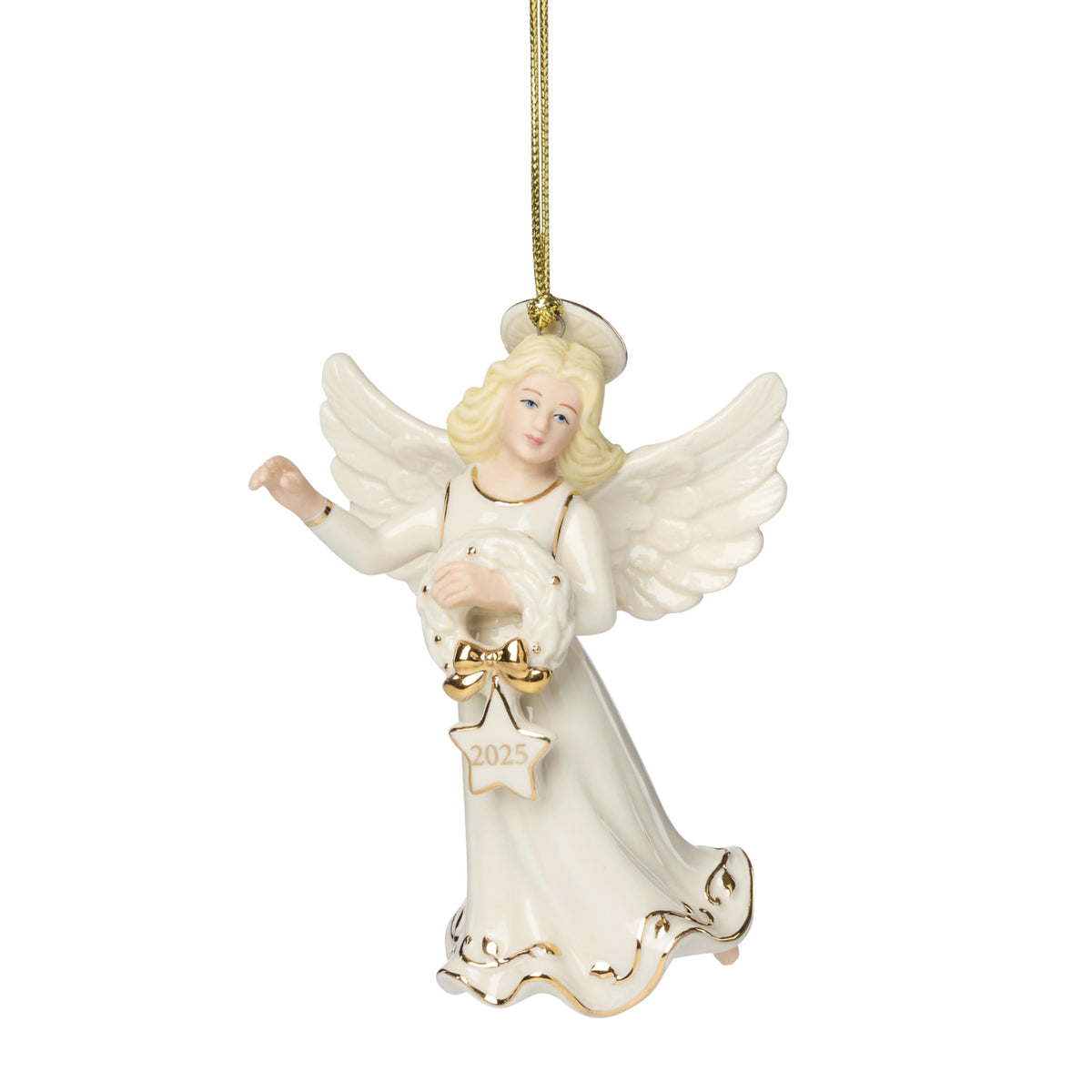 Lenox angel front view showing porcelain figure and elegant design benefit: timeless display