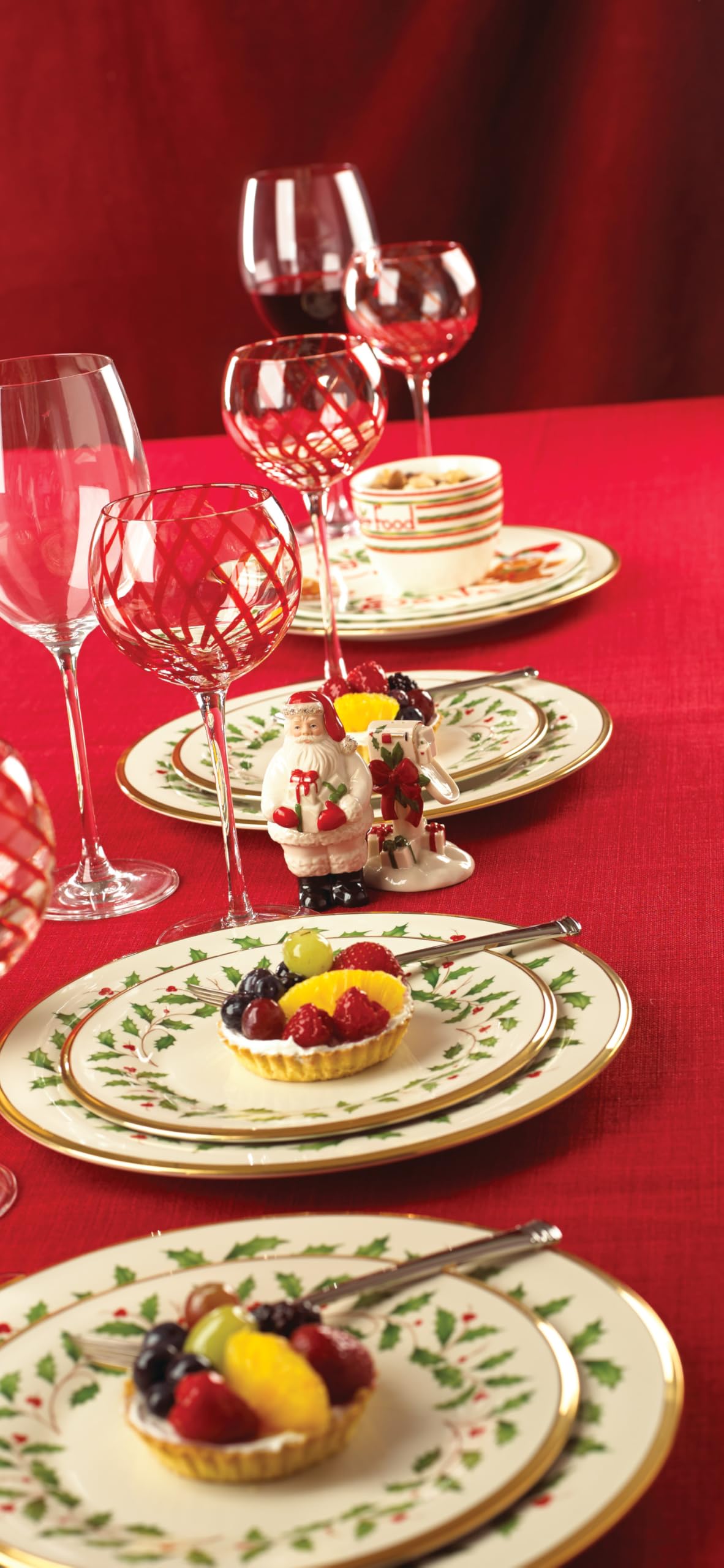 Lenox salad plate with served salad demonstrating versatile everyday use