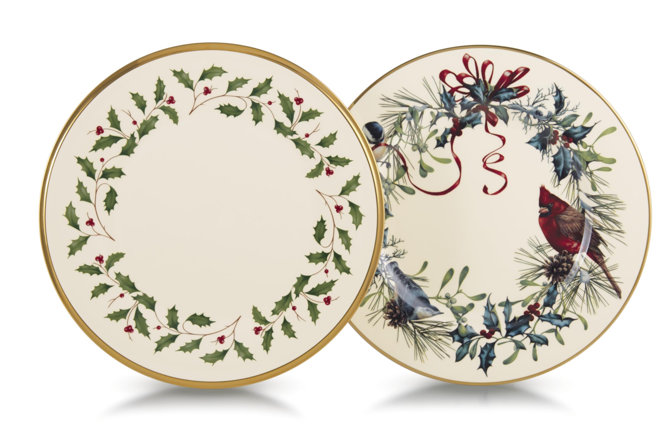 Lenox holiday table setting with plates creating warm seasonal atmosphere