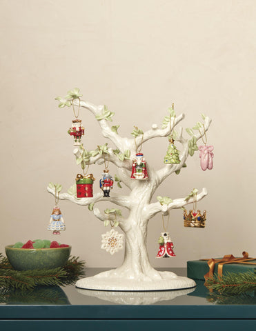 Lenox ivory porcelain tree base and label showing sturdy support and branding