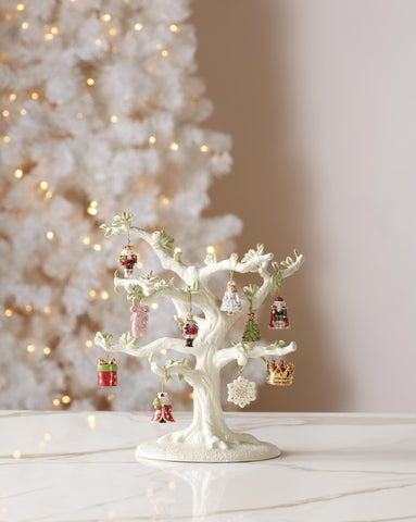 Lenox ivory porcelain tree gloss finish closeup emphasizing refined sheen