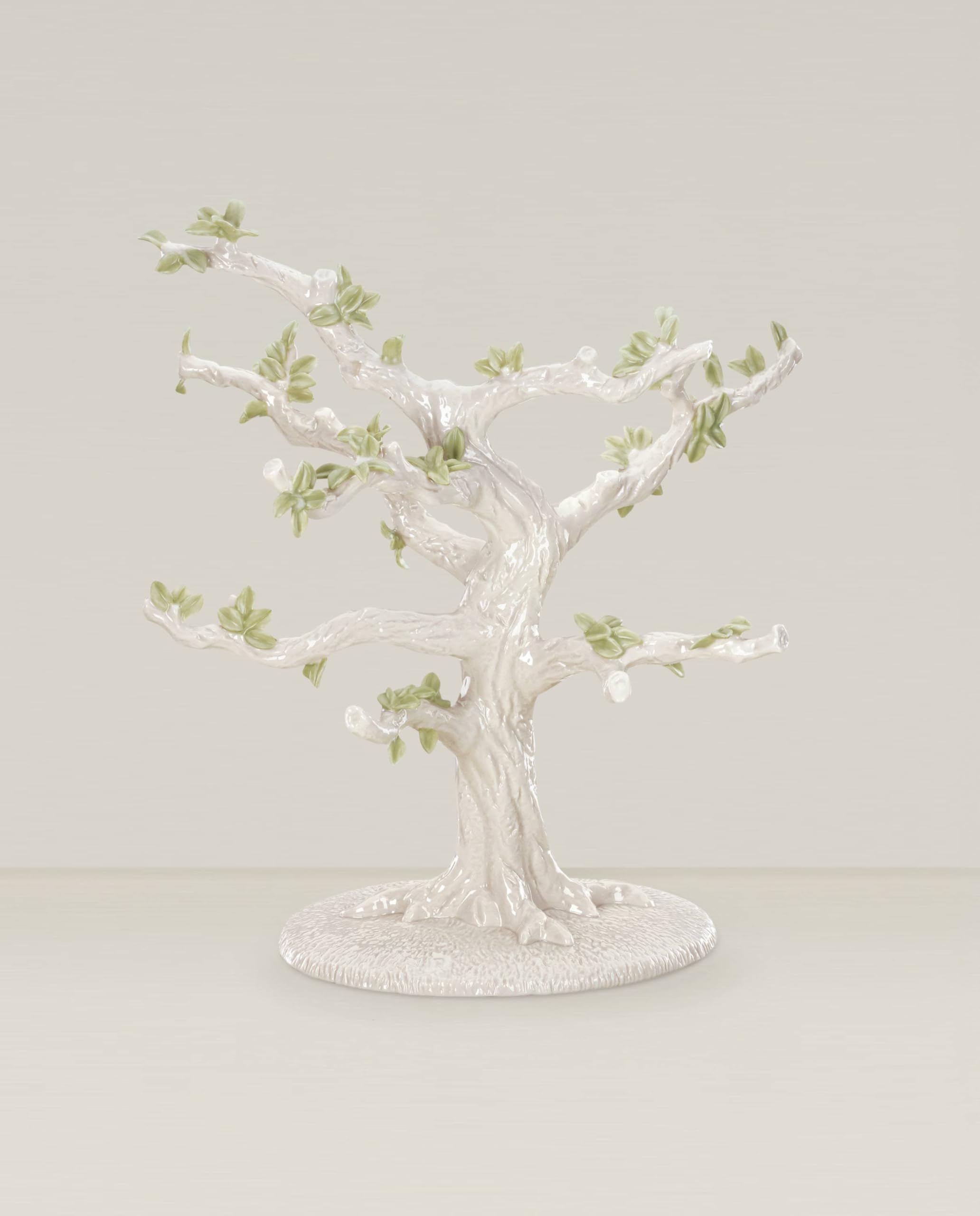 Lenox ivory porcelain tree side profile highlighting balanced silhouette