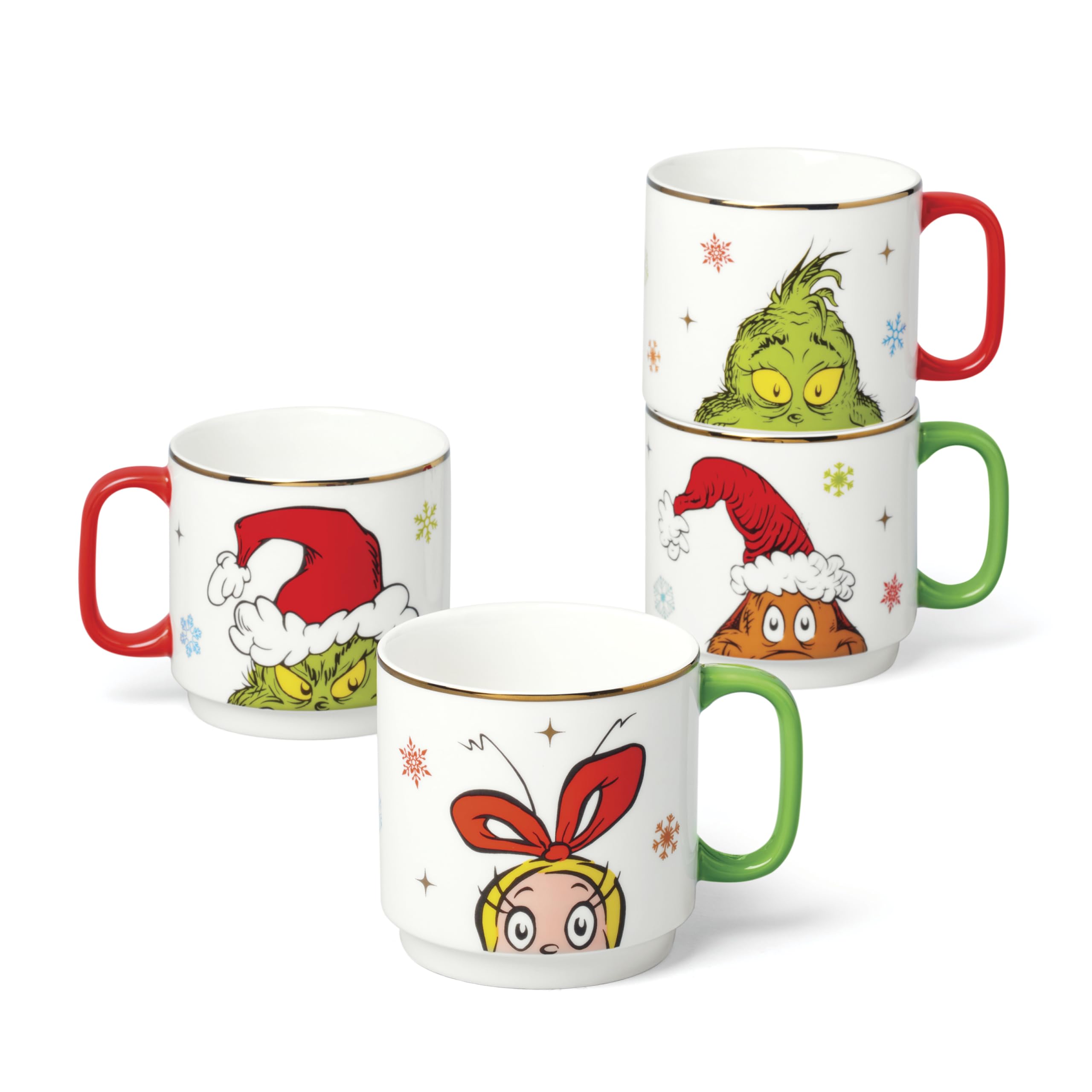 Lenox Merry Grinchmas side profile highlighting unique character artwork, easy guest recognition benefit