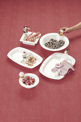 Lenox Mickey Mouse Popper in holiday table setting adding playful charm to decor