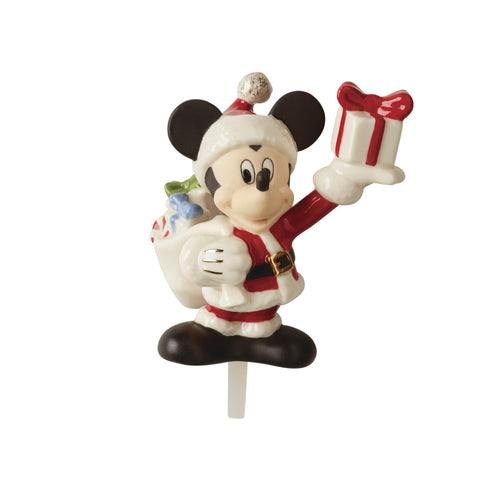 Lenox Mickey Mouse Popper side profile highlighting porcelain shape and display stability