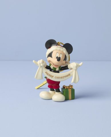 Lenox Mickey Mouse side detail highlighting porcelain finish and durable craftsmanship benefit