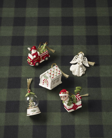 Lenox hanging on a decorated tree, demonstrates instant seasonal charm