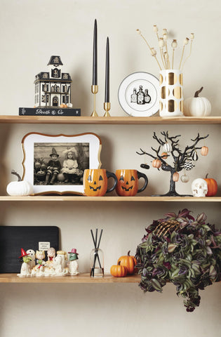 Lenox stacked plates side profile showing slim porcelain edges for compact storage