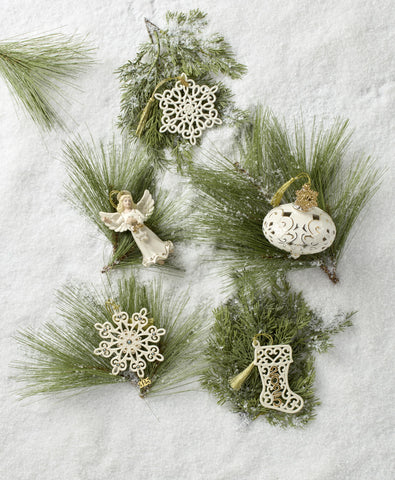 Lenox ornament scale comparison hand held showing compact size and easy display benefit