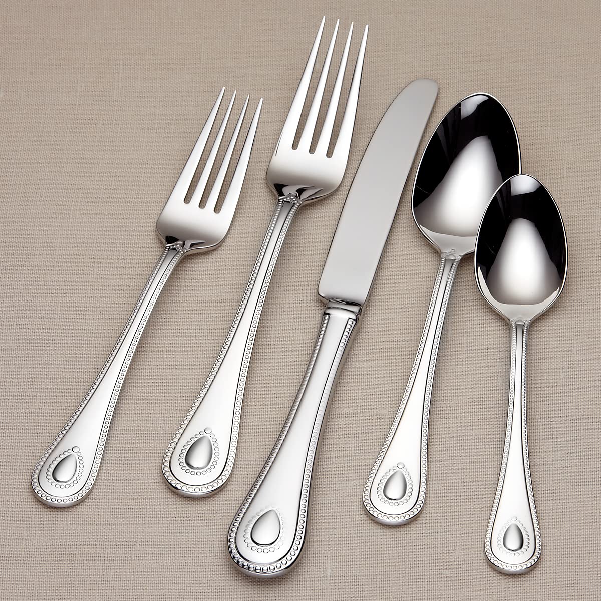 Lenox fork held in hand showing scale and balanced weight for comfort