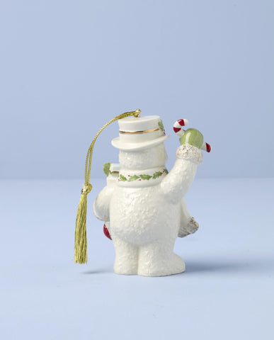 Lenox side profile showing stocking detail and form, adds festive tree charm