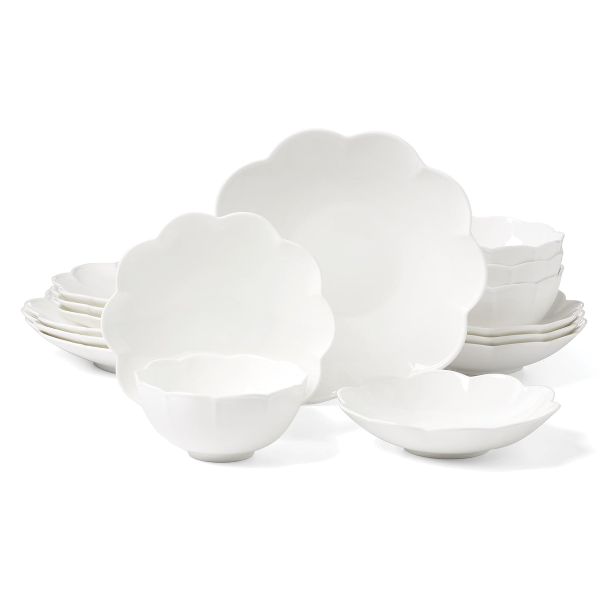 Lenox Studio 1414 front packaging showing complete 16-piece set and clarity