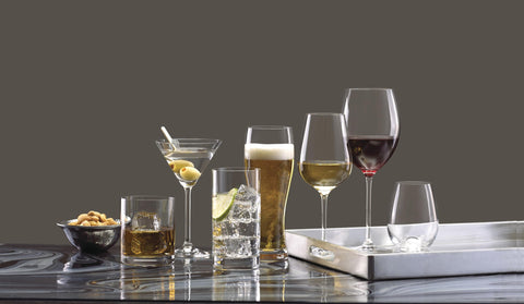Lenox glasses inside dishwasher showing safe and convenient cleaning benefit