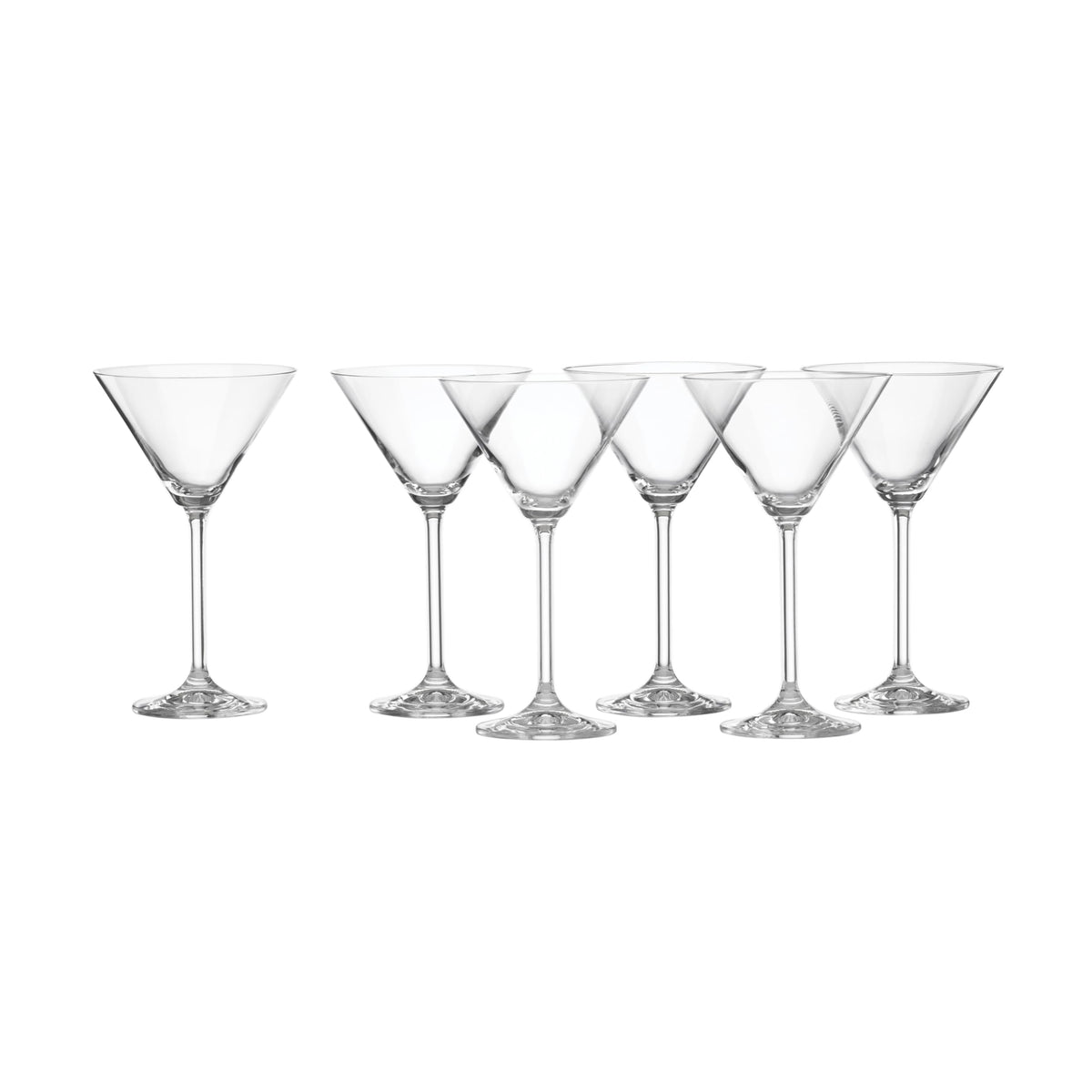 Lenox martini glasses front packaging showing elegant set and value