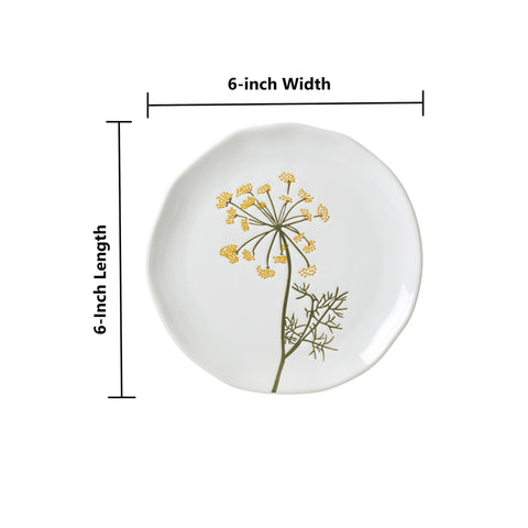 Lenox close-up of floral pattern detail showcasing artwork and easy-clean glaze