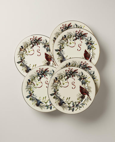 Lenox plate next to flatware for scale and everyday serving size