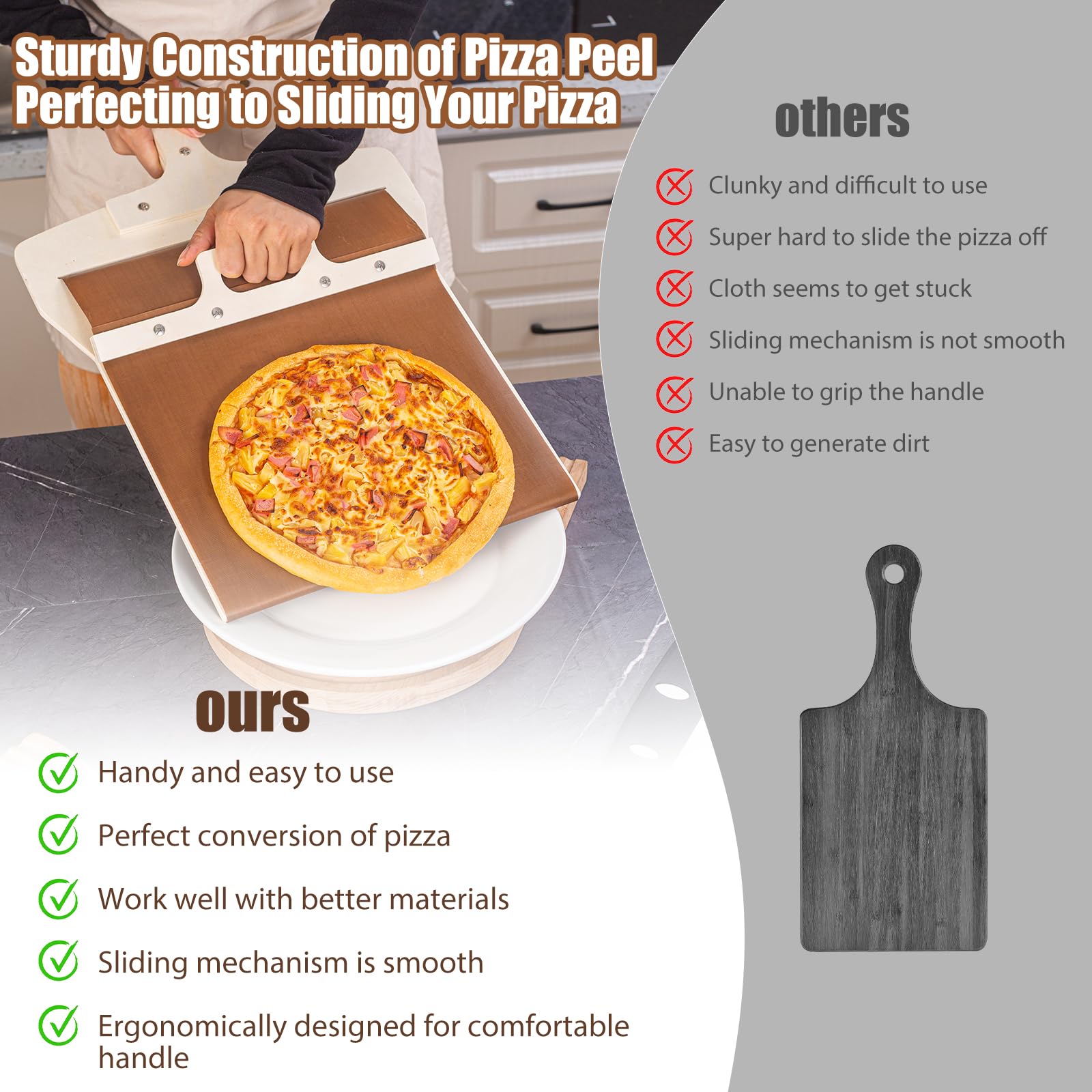 Leozzo rocker cutter with guard demonstrating safe storage and clean cuts