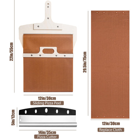 Leozzo served pizza on table lifestyle image showing presentable serving ease