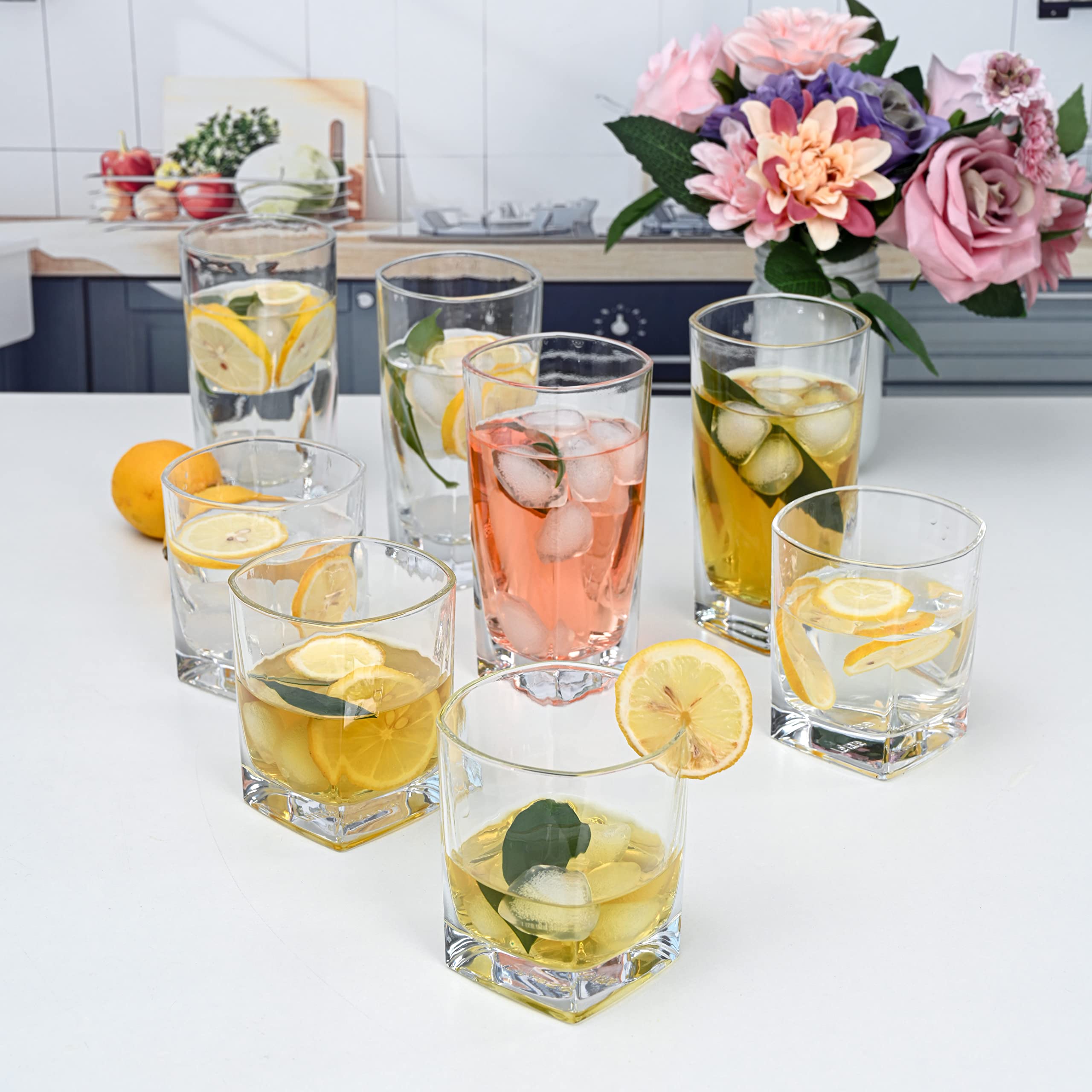 Le'raze glasses in dishwasher scene showing easy cleaning convenience