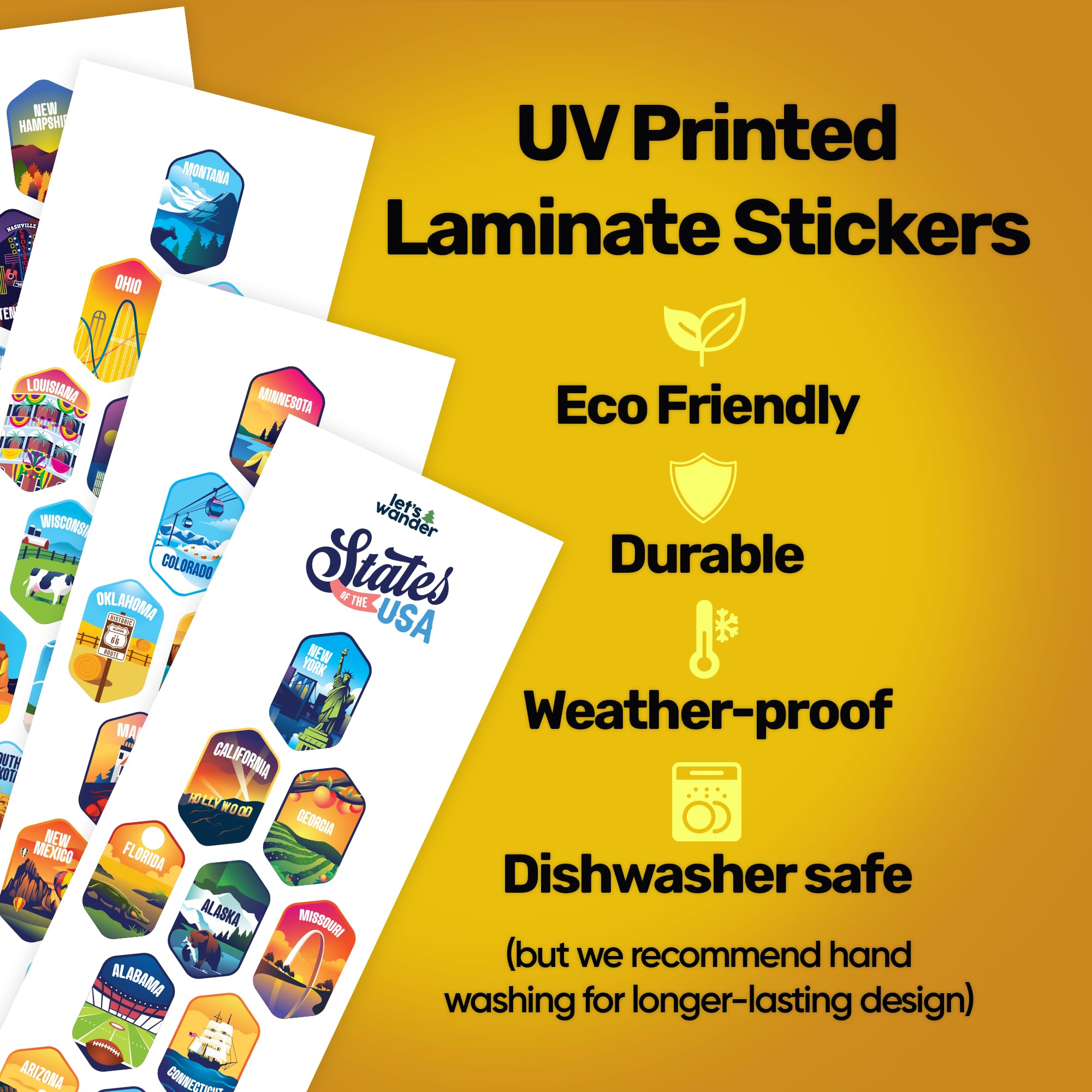 LET'S WANDER straw lid detail highlighting leakproof sipping convenience