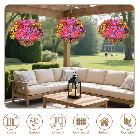 LetuoClips hanging on porch hook demonstrating easy installation and decor boost
