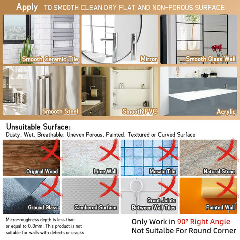 LEVERLOC lifestyle bathroom scene showing tidy counters and space-saving benefit