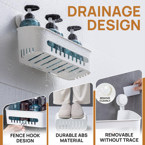 LEVERLOC drainage holes and sloped bottom keeping items dry benefit