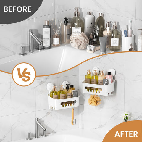 LEVERLOC removable caddy on countertop demonstrating multipurpose use
