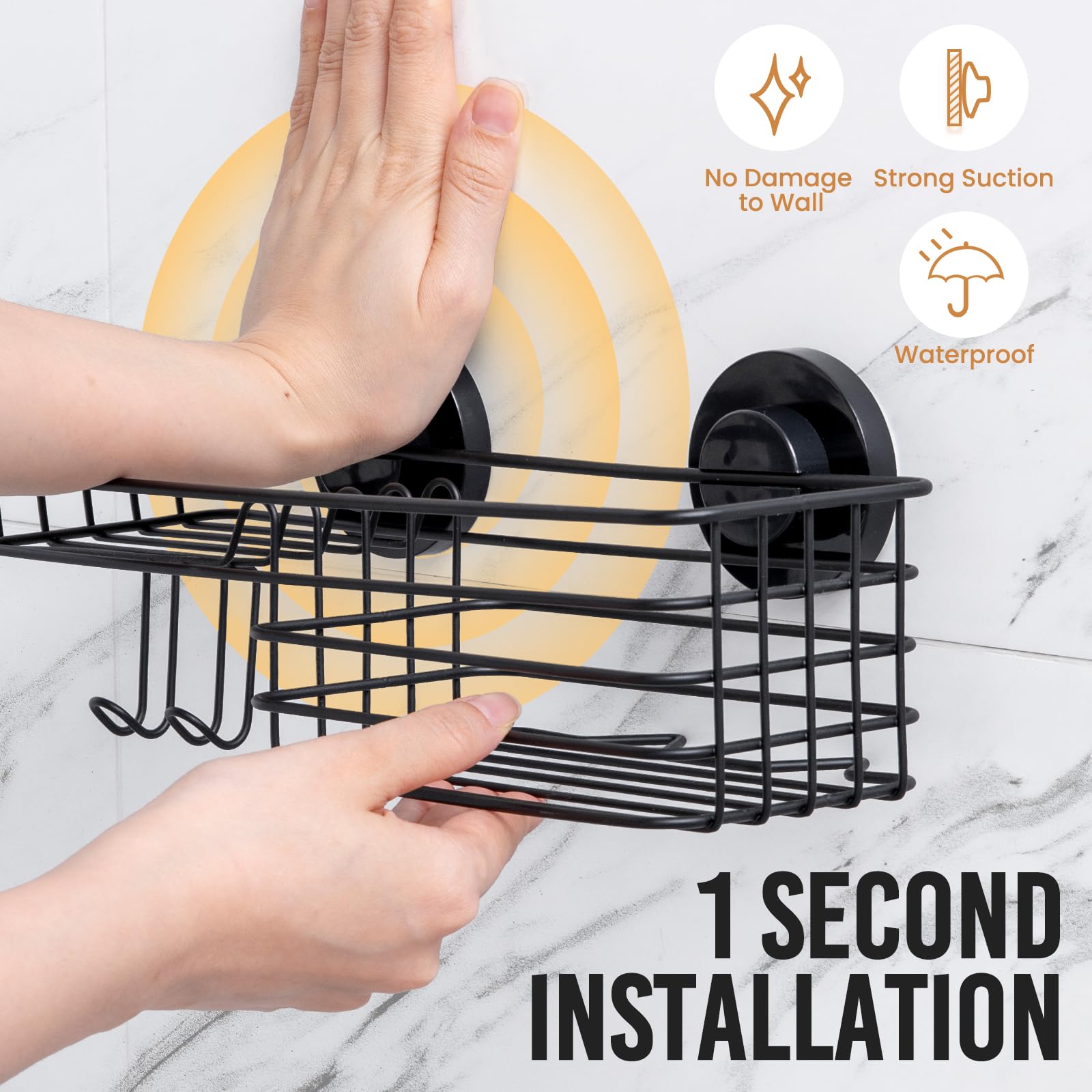 LEVERLOC close-up suction cup locking mechanism ensures secure hold