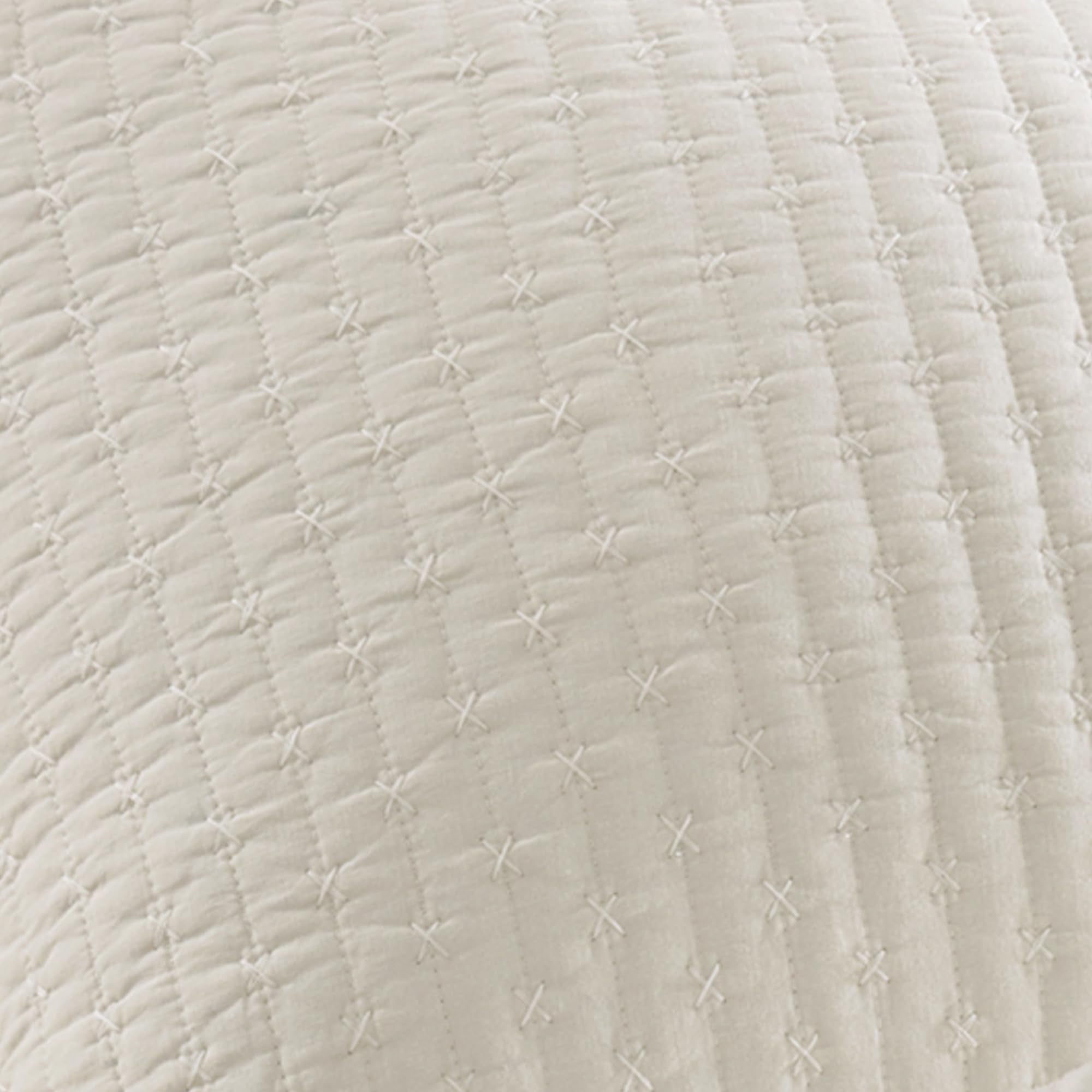 Levtex Home side profile showing quilt texture and loft for lightweight warmth